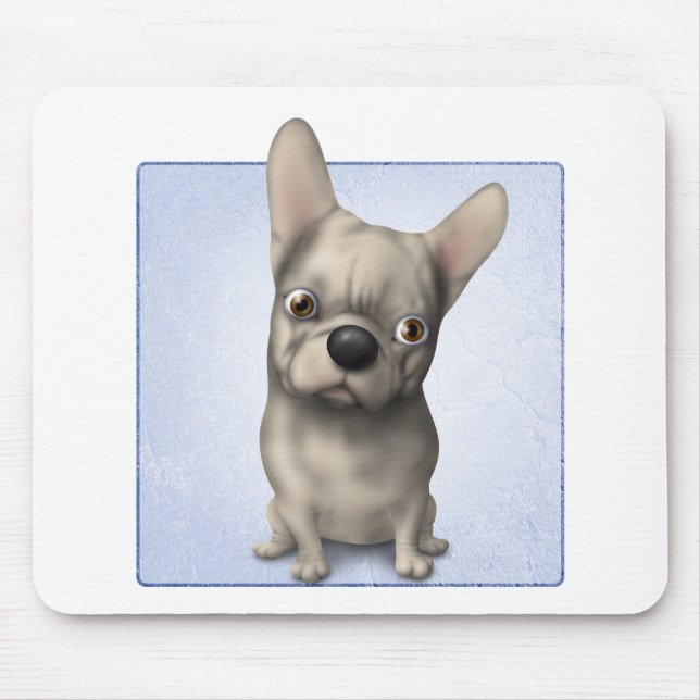 Tapis De Souris Bouledogue français FB1 (de couleur chamois) (Devant)
