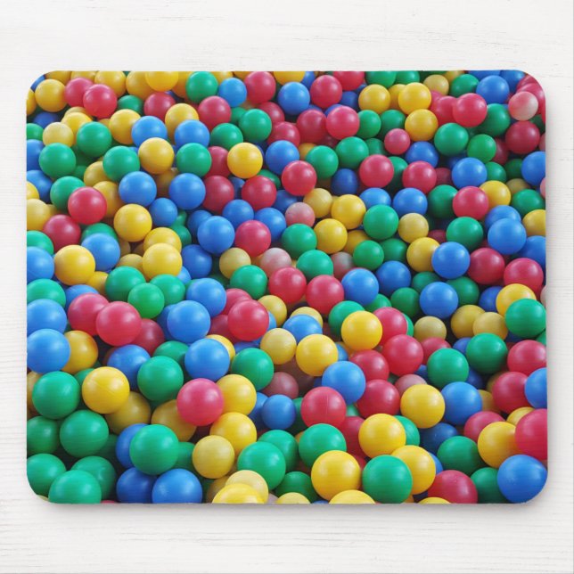 Tapis De Souris Boules à billes colorées Jouer (Devant)