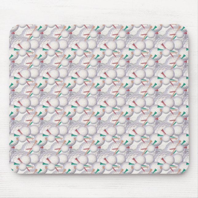 Tapis De Souris Boules de golf (Devant)
