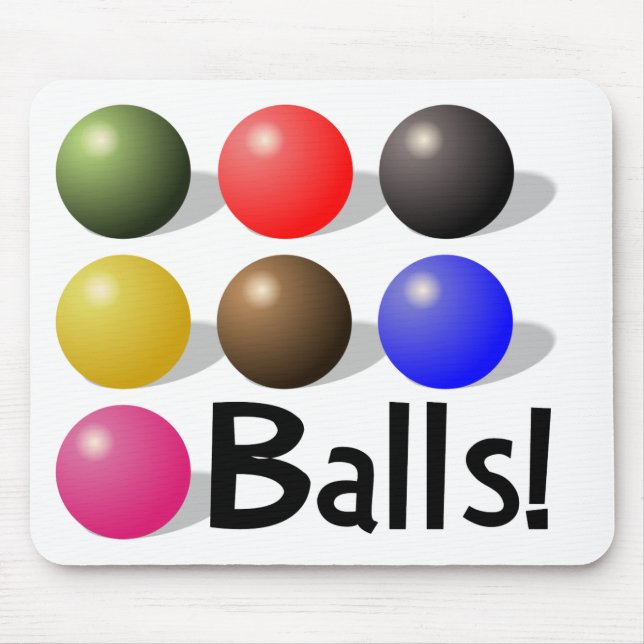 Tapis De Souris Boules Mousepad pour des joueurs et TOUS de (Devant)