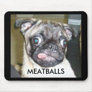 TAPIS DE SOURIS BOULETTES DE VIANDE