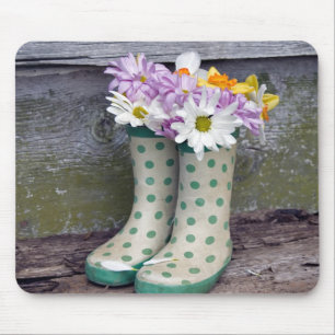 Tapis De Souris Bouquet à bottes