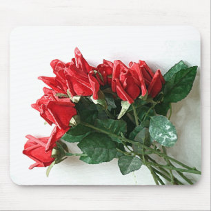 Tapis De Souris Bouquet de Rose rouge Mousepad