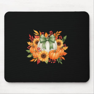 Tapis De Souris Bouquet de tournesol et de citrouille automne Acti
