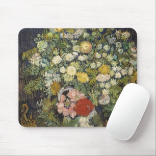 Tapis De Souris Bouquet Floral Impressionniste Vintage Van Gogh