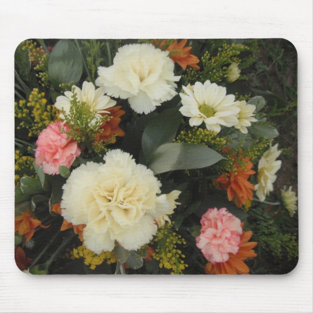 Tapis De Souris Bouquet Mousepad Carnation (Devant)