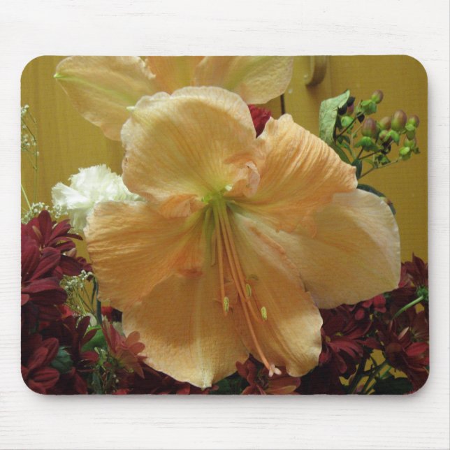 Tapis De Souris Bouquet rose Lily Mousepad (Devant)