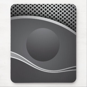 Tapis De Souris Bousepad moderne, noir, gris, abstrait
