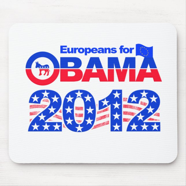 Tapis De Souris Bousepad OBAMA 2012 (Devant)