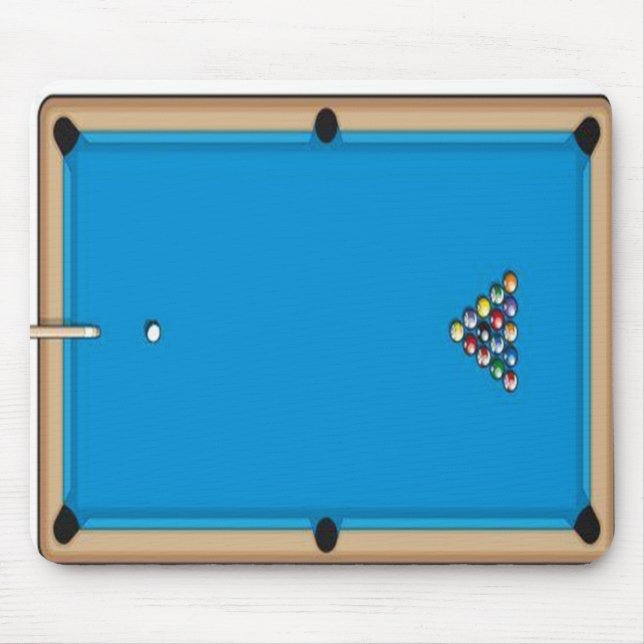 Tapis De Souris Bousepée de billard (Devant)