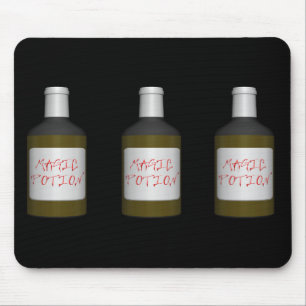 Tapis De Souris Bouteilles de potion magique.