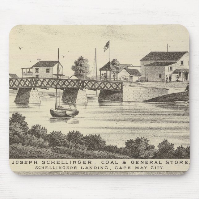 Tapis De Souris Boutique Schellinger et Ocean House (Devant)