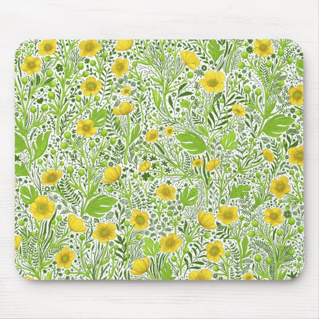 Tapis De Souris Boutons blancs (Devant)