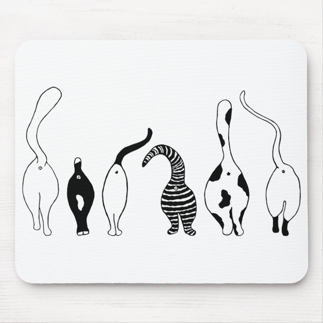 Tapis De Souris Boutons de chat (Devant)