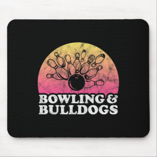 Tapis De Souris Bowling Et Bouledogues Ou Bouledogue