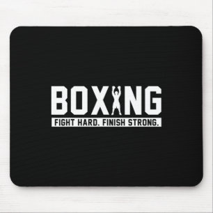 Tapis De Souris Boxe combat dur finition forte Boxe citation cadea