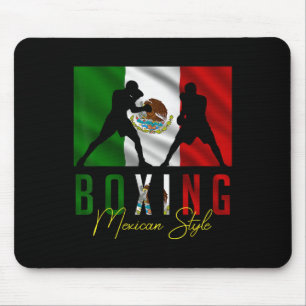 Tapis De Souris Boxe humoristique mexicaine Sparring Kickboxing Ki