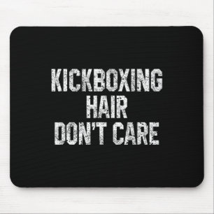 Tapis De Souris Boxe thaïlandaise Cheveux ne se soucient pas Drôle