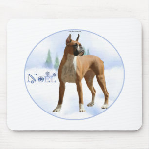 Tapis De Souris Boxer Noel