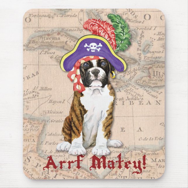 Tapis De Souris Boxer Pirate (Devant)