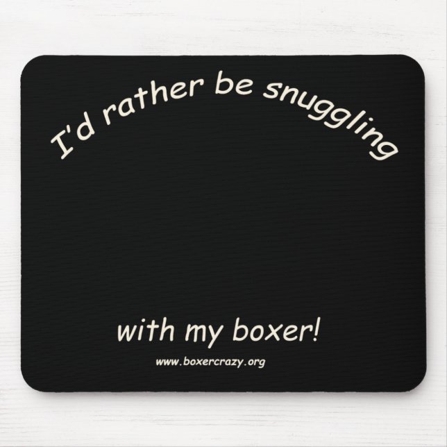 Tapis De Souris Boxeur Mousepad fou - DYO (Devant)