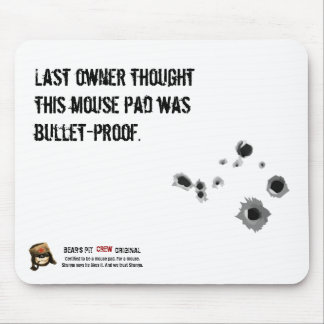 Tapis De Souris BP servent d'équipier Mousepad "à l'épreuve des