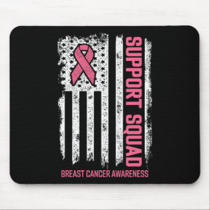 Tapis De Souris Braille Cancer Shirts Support Squad Breast Cancer