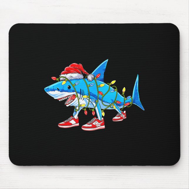 Tapis De Souris Brainrot Christmas Slang Gen Z Gen Alpha Meme Shar (Devant)