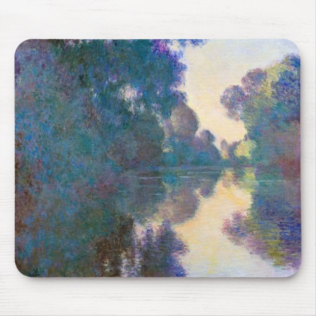 Tapis De Souris Branche de la Seine près de Giverny, Monet (Devant)