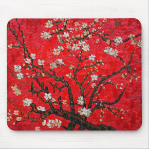 Tapis De Souris Branches of Almond Tree in Blossom, Van Gogh