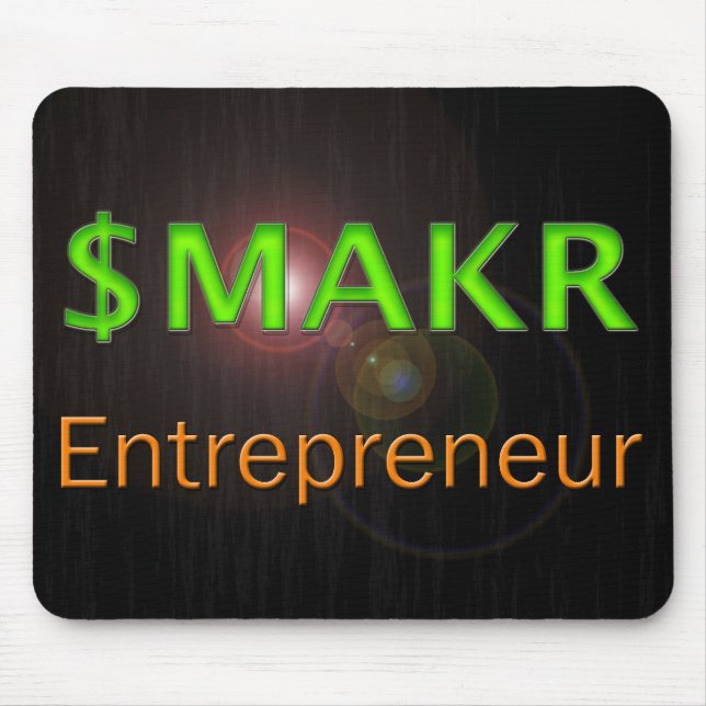Tapis De Souris Brasseur d'affaires d'entrepreneur personnalisable (Devant)
