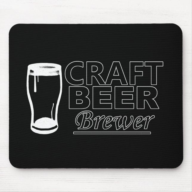 Tapis De Souris Brasseuse de bière artisanale (Devant)