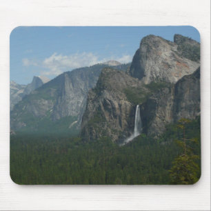 Tapis De Souris Bridalveil Falls et Half Dome à Yosemite