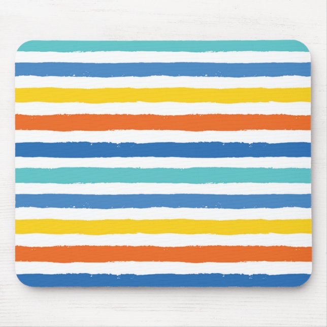 Tapis De Souris Bright Beach Striped Motif (Devant)