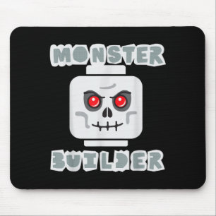 Tapis De Souris Briques de construction Halloween Crâne de constru