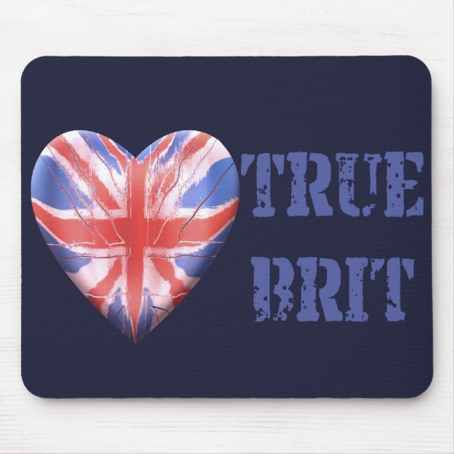 Tapis De Souris Britannique vrai (Devant)