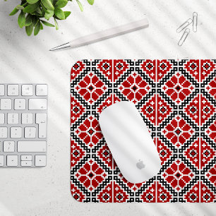 Tapis De Souris Broderie Ethnique Slave, Traditionnelle Balkanique