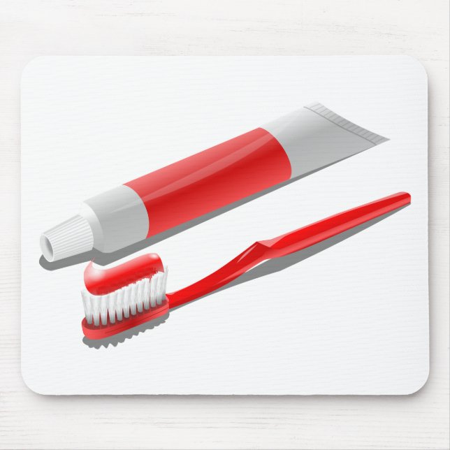 Tapis De Souris Brosse À Dents Et Presse-Dents (Devant)