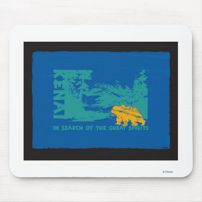 Tapis De Souris Brother Bear Kenai design Disney (Devant)