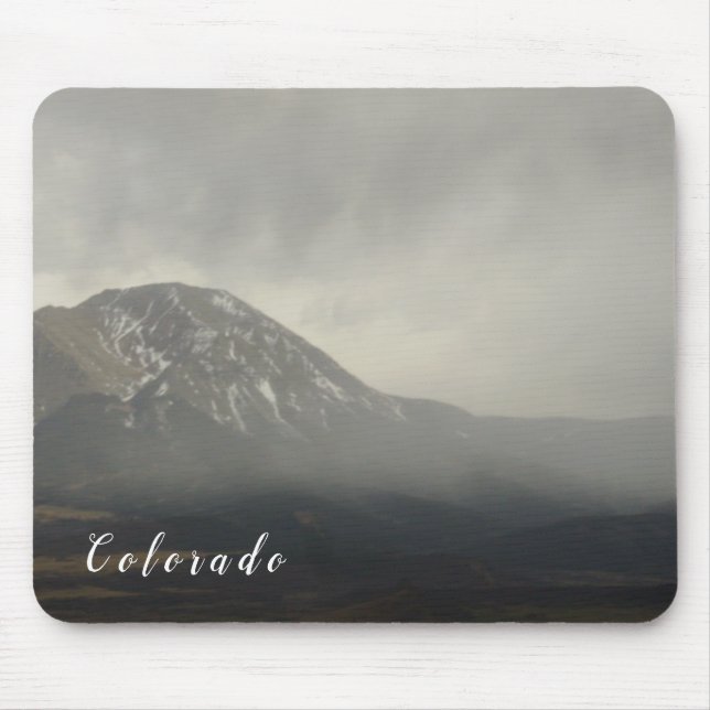 Tapis De Souris Brouillard dans les monts CO Mousepad (Devant)