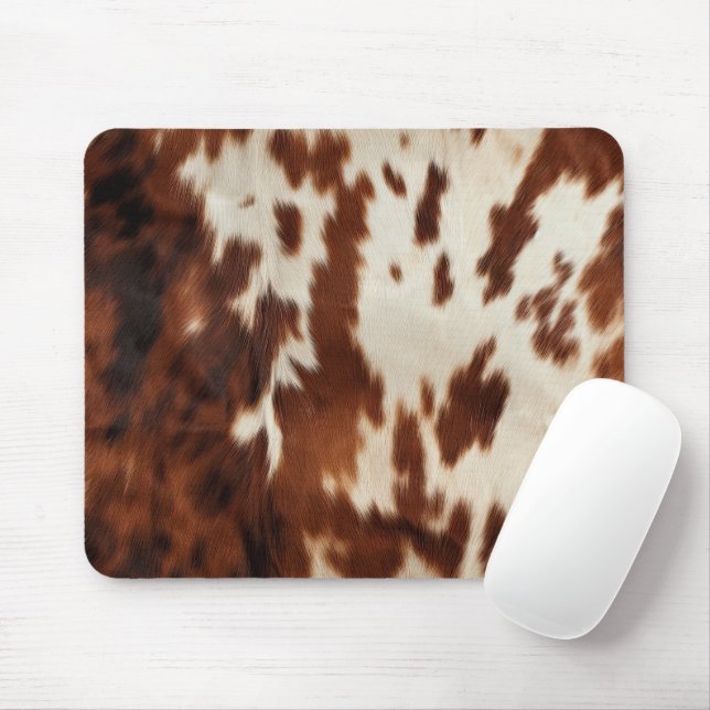 Tapis De Souris Brown noir blanc (Avec souris)