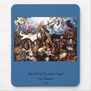 Tapis De Souris Bruegel's "The Fall Of The Rebel Angels" (1562)
