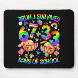 Tapis De Souris Bruh 67 33 jours d'école drôles garçons enfants 10