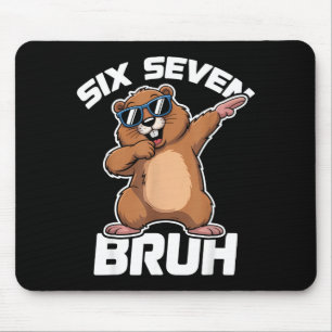 Tapis De Souris Bruh 67 Drôle Groundhog 6-7 Mème Pyjamas Garçons F