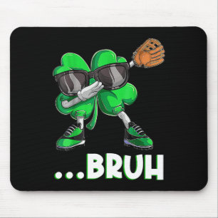 Tapis De Souris Bruh Dabbing Shamrock Vendre Jour de la Saint Patr