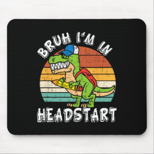 Tapis De Souris Bruh je suis à Headstart Dinosaur Ck rentrée Heads