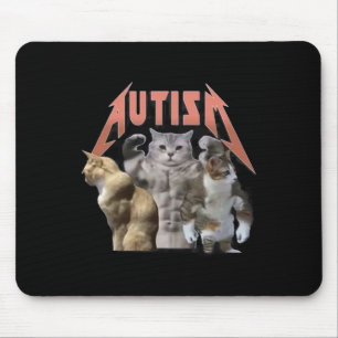 Tapis De Souris Buff Cats Autism meme