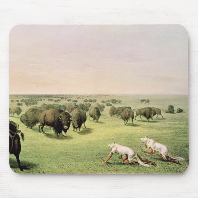 Tapis De Souris Buffalo de chasse camouflé (Devant)