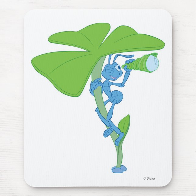 Tapis De Souris Bug's Life Flik avec jumelles Disney (Devant)