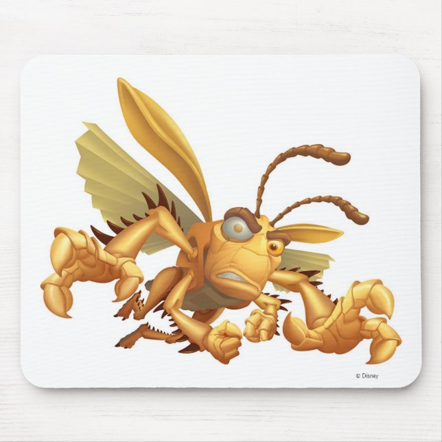 Tapis De Souris Bug's Life Hopper mauvais grasshopper volant saisi (Devant)